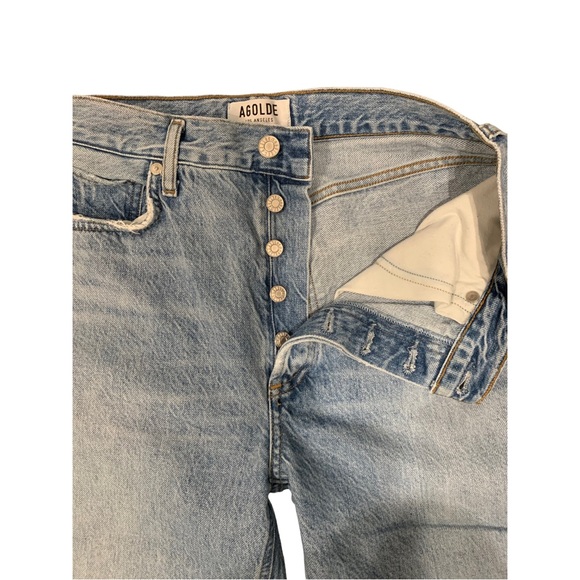 AGOLDE Hi Rise Lightly Distressed Jeans - Picture 3 of 5